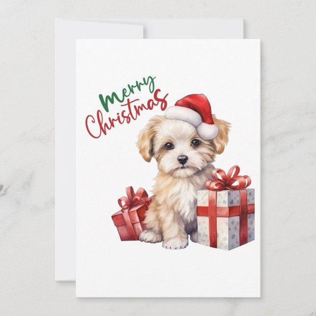 Adorable Dog Christmas Cards (Front)