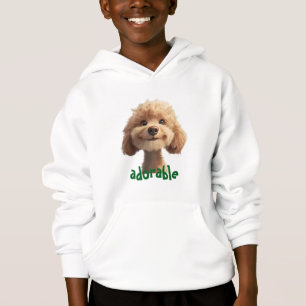 Adorable Dog Illustration Hoodie - Perfect for Pet