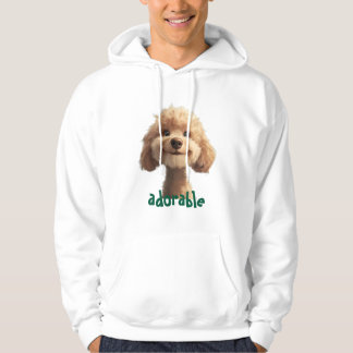 Adorable Dog Illustration Hoodie - Perfect for Pet
