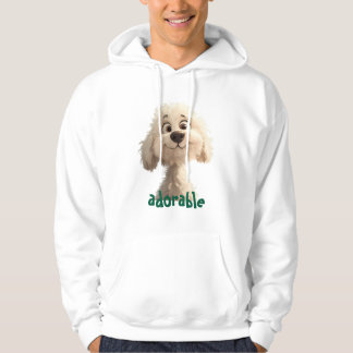 Adorable Dog Illustration Hoodie - Perfect for Pet