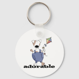 ADORABLE DOG KEY RING
