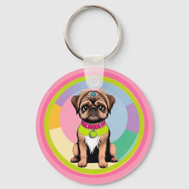 Adorable Dog Key Ring (Front)
