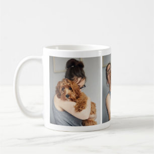 Adorable Dog Lover's Photo Collage Mug