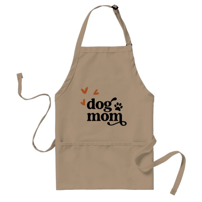Adorable "Dog Mum" Apron with Pockets (Front)
