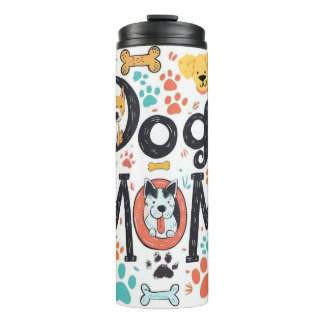 Adorable Dog Mum Thermal Tumbler
