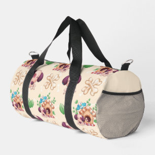 Adorable Dog Pattern Duffle Bag