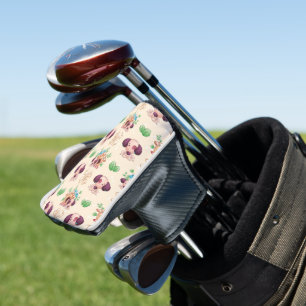 Adorable Dog Pattern Golf Head Cover