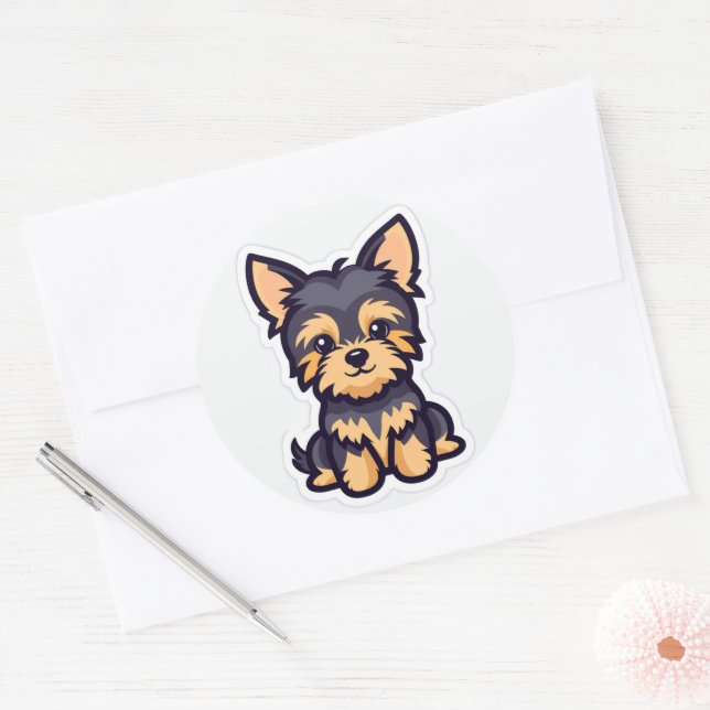 Adorable Dog Sticker (Envelope)