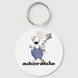Adorable Dog T-shirts and Gifts Key Ring