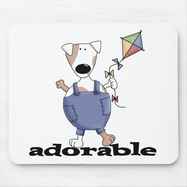 Adorable Dog T-shirts and Gifts Mouse Pad (Front)