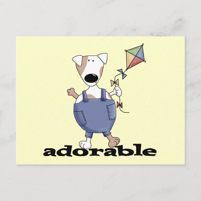 Adorable Dog T-shirts and Gifts Postcard (Front)