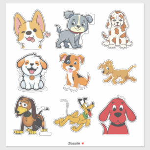 Adorable Doggie Sticker Set-Perfect for Pet Lovers