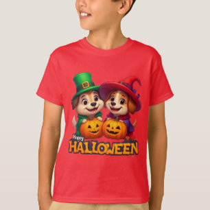 Adorable Dogs in Halloween Costumes T-Shirt