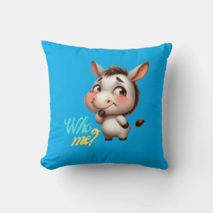 Adorable Donkey for Christmas 2024 - Perfect Gift Cushion
