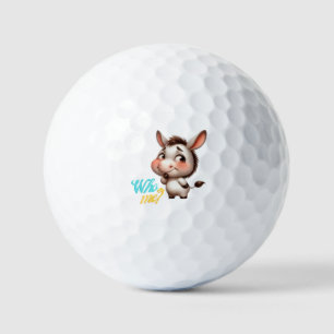 Adorable Donkey for Christmas 2024 - Perfect Gift Golf Balls