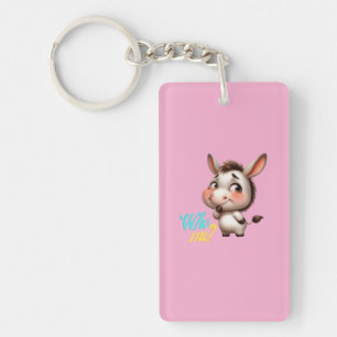 Adorable Donkey for Christmas 2024 - Perfect Gift Key Ring