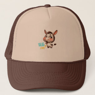 Adorable Donkey for Christmas 2024 - Perfect Gift Trucker Hat