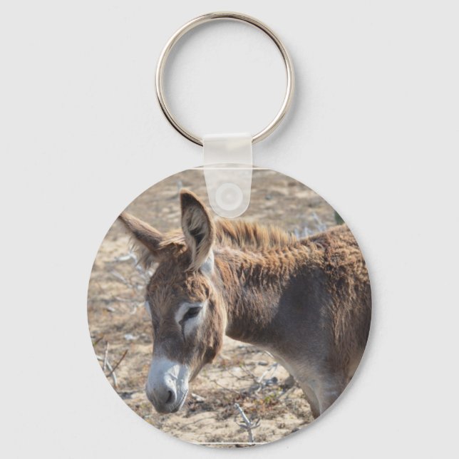Adorable Donkey Key Ring (Front)