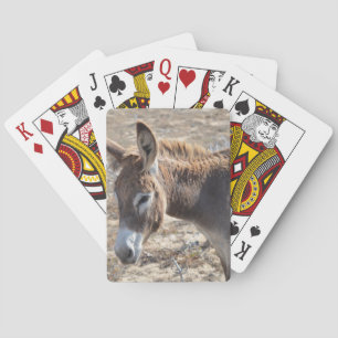 Adorable Donkey Playing Cards