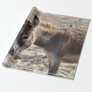 Adorable Donkey Wrapping Paper