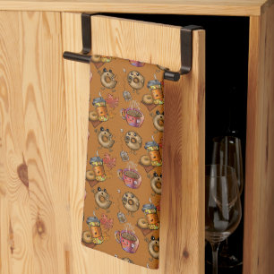 Adorable Doughnuts and Tea Towel