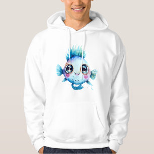 Adorable Dragon Toy or Stuffed Animal in the Grass Hoodie