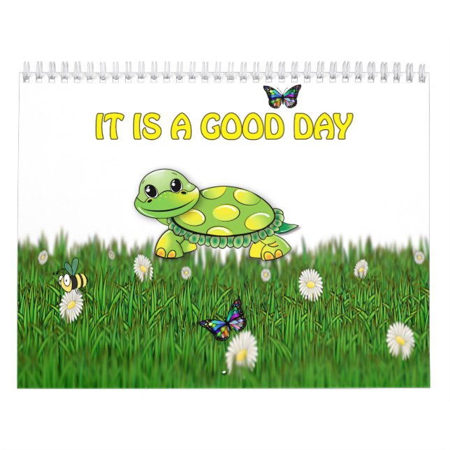 Adorable Drawing Cute Animal Kids Illustration  Calendar (Cover)