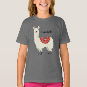 Adorable Dressed Up Llama T-Shirt