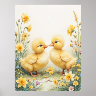 Adorable Ducklings Spring Wall Decor