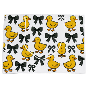 Adorable Ducks & Bows Gift Bag