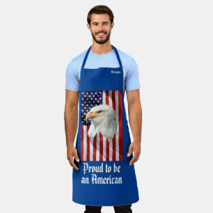 Adorable Eagle, The American Flag, Patriotic Apron