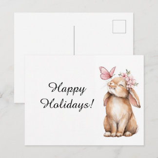 Adorable Easter a cute bunny Postcard