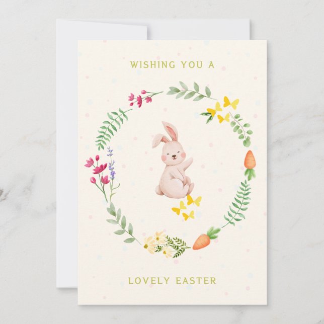 Adorable Easter Card – Filled with the Warmth of a (Front)