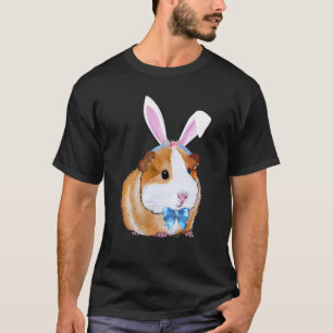 Adorable Easter Guinea Pig Bunny Ears Guinea Pig B T-Shirt