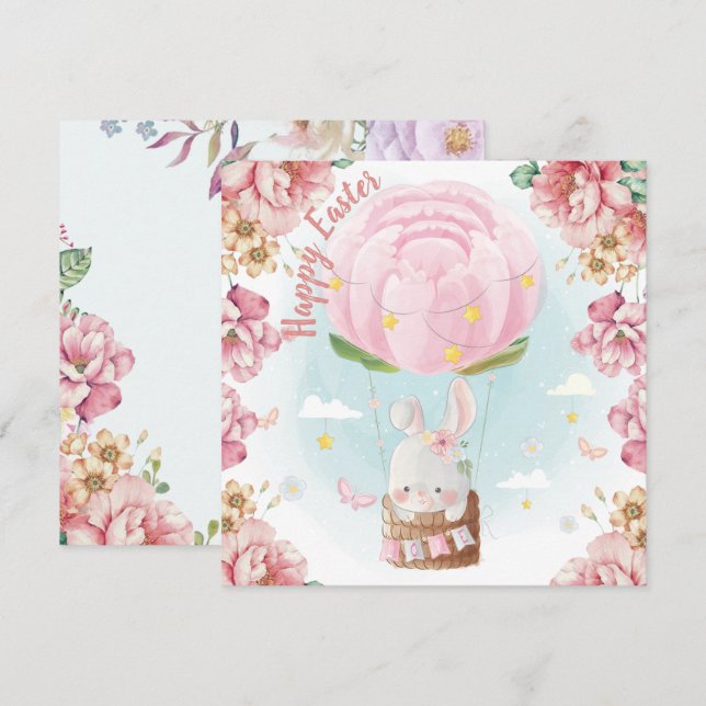 Adorable Easter Holiday Card (Front/Back)
