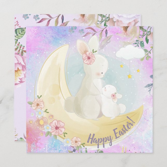 Adorable Easter Invitation (Front/Back)