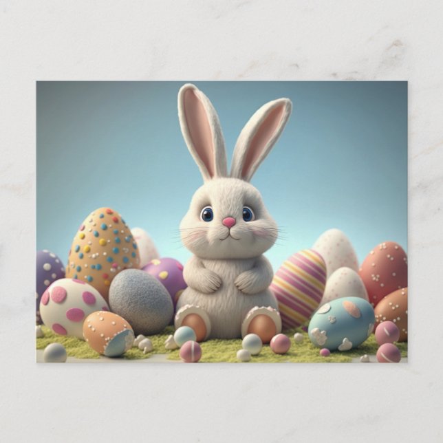Adorable Easter Postcard (Front)