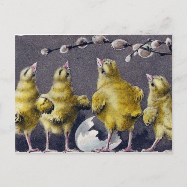 Adorable Easter Vintage Postcard (Front)