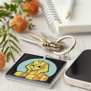 Adorable Egyptian Great Sphinx Key Ring