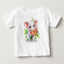 Adorable Elephant Bouquet Baby & Kids T-Shirt