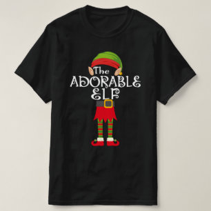 adorable elf family matching christmas T-Shirt