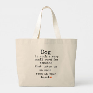 Adorable English Bull Terrier sends his love Large Tote Bag