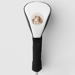 Adorable English Bulldog Classic T-Shirt (2) Golf Head Cover