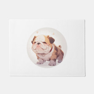 Adorable English Bulldog Classic T-Shirt (3) Doormat