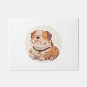 Adorable English Bulldog Classic T-Shirt Doormat