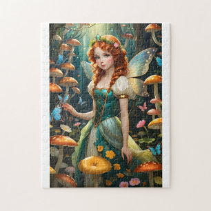 Adorable fairyland character in a fantasy land jigsaw puzzle