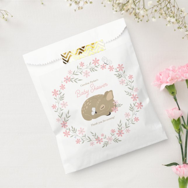 Adorable Fawn Baby Shower Favour Bag (Sealed)