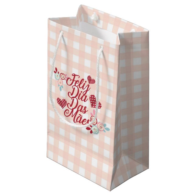 Adorable Feliz Dia Das Mães | Gift Bag (Front Angled)