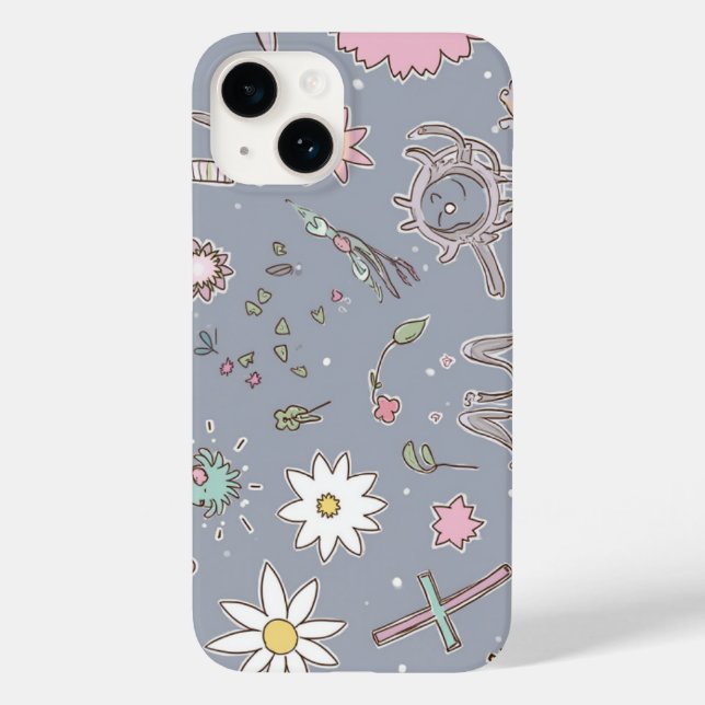 adorable floral pattern iPhone case (Back)