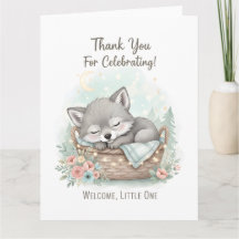 Adorable, fluffy baby wolf  Baby Shower 